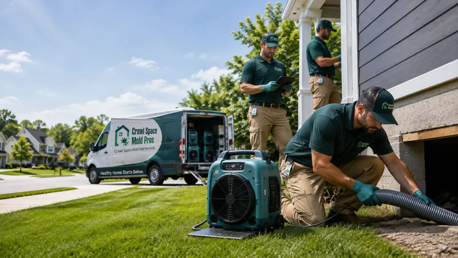 Crawl Space Mold Removal in Sidney, NY
